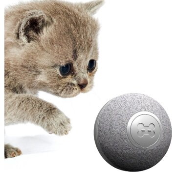 Cheerble Cheerble mini ball 2.0 - Balle interactive intelligente pour chats - 3 modes de jeu - jouet pour chats - rechargeable par USB - Gris