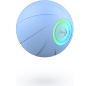 Cheerble Balle Interactive pour Petits Chiens Cheerble Wicked Ball 2.0 - 3 Modes de Jeu - Rechargeable par USB - Bleu