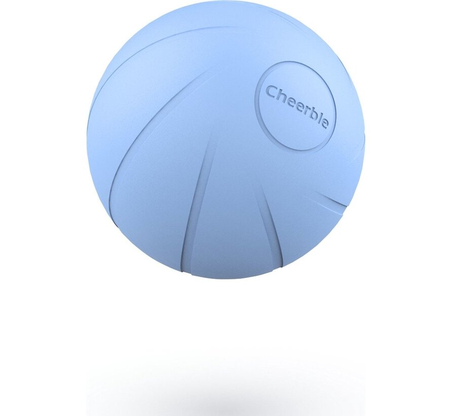 Cheerble Wicked ball 2.0 - Balle interactive intelligente pour petits chiens - 3 modes de jeu - jouet pour chien - jouets pour chien - rechargeable par USB - Bleu