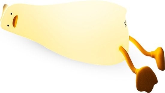 MiRi Veilleuse Enfant - Canard couché - Veilleuse - Veilleuse Bébé - Rechargeable par USB - LED - Variateur - Minuteur - Sans fil - Adaptée aux enfants - Chambre de bébé