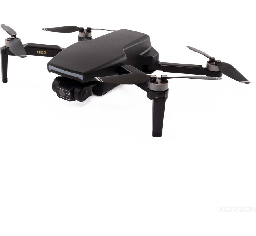 Drone Xorizon XZ96 GPS - Caméra 4K - GPS - Moteurs Brushless - 1 KM de portée - 5GHz Wifi FPV- valise de transport incluse - 2 batteries incluses - Noir