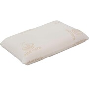 Generic Oreiller - oreiller en mousse - Aloe Vera - polyester - 60 x 35 x 14 cm - lavable à 30 degrés - blanc