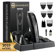 ShaveMate Tondeuses ShaveMate 5-en-1 - Tondeuses pour hommes - Set de tondeuses à cheveux - sans fil - étanche