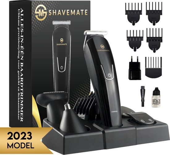 Tondeuses ShaveMate 5-en-1 - Tondeuses pour hommes - Set de tondeuses à cheveux - sans fil - étanche