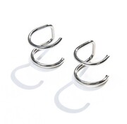 Laura Ferini Boucles d'oreilles en argent - Laura Ferini - Ladies Ear Cuffs Isabella Argent