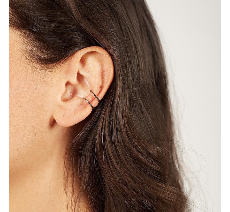 Boucles d'oreilles en argent - Laura Ferini - Ladies Ear Cuffs Isabella Argent