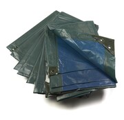 ForstMeister Forstmeister Tarpaulin, vert/bleu, extrêmement résistant 150 g/ m², 10 x 15 m