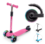 LifeGoods LifeGoods HappyStep - Trottinette pour enfants - Étape 2-5 ans - 3 roues lumineuses - Garçons/Filles - Rose