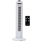 Auronic Auronic Tower Fan - Ventilateur sur pied télécommandé - Minuterie - 50W - 45dB - 74cm - Blanc