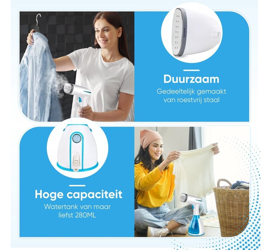 Défroisseur à linge - Défroisseur à main - Défroisseur à linge - Défroisseur - 2 accessoires