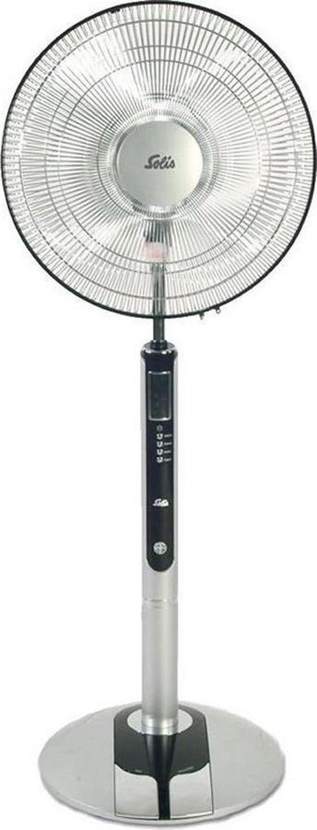 Ventilateur - Solis Fan-Tastic 750 - Ventilateur avec télécommande - Hauteur 130 cm - Gris/Noir