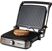 Safecourt Kitchen Grill électrique - Safecourt Kitchen - Contact grill compact CG200 - avec plaques amovibles