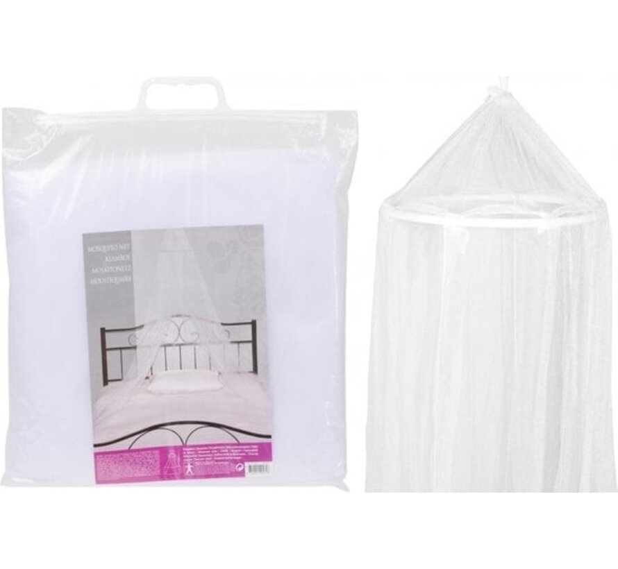 Moustiquaire pour enfant - Moustiquaire pour lit d'enfant - Moustiquaire pour lit d'enfant - Blanc - circonférence 700 cm