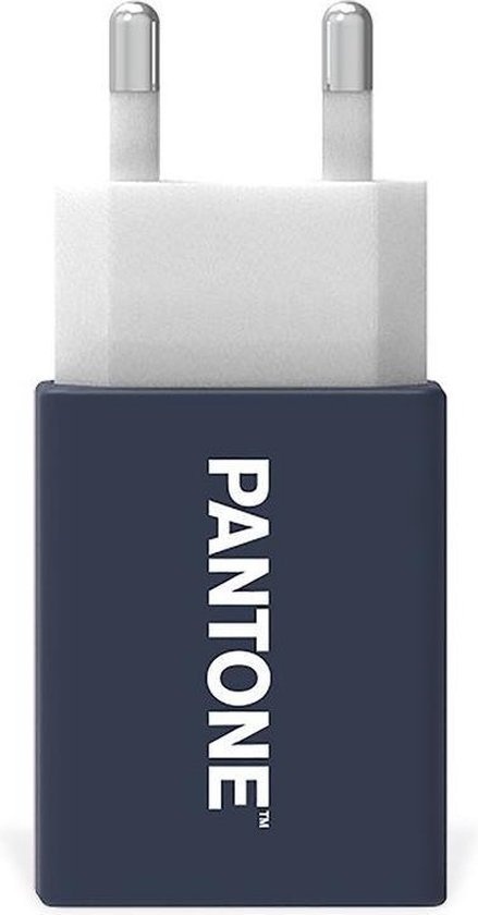 Adaptateur secteur avec 1 port USB, Bleu - Celly | Pantone
