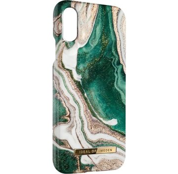 iDeal of Sweden iDeal of Sweden Fashion Case étui pour téléphone iPhone XR doré jade marbre