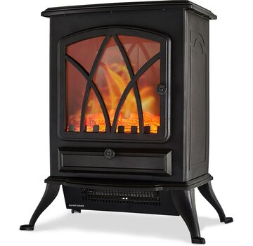 Auronic Auronic Electric Atmosphere Fireplace - LED Light - Freestanding - 1000/2000 W - Black