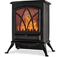 Auronic Electric Atmosphere Fireplace - LED Light - Freestanding - 1000/2000 W - Black