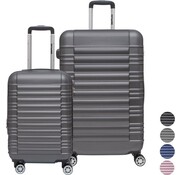 TRVLMORE TRVLMORE Set de valises - 2 pièces - 38L (bagage à main) + 110L - Gris foncé