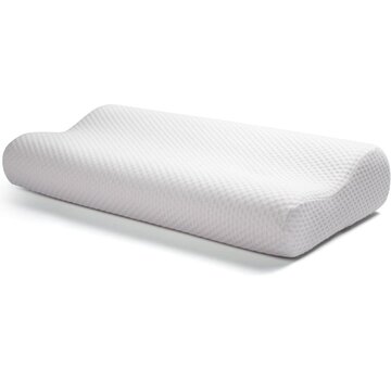 Fuegobird Fuegobird Oreiller en mousse à mémoire de forme contre les douleurs cervicales - Oreiller ergonomique orthopédique - pour la tête, le cou et les épaules - Oreiller de chambre - Oreiller de sommeil - Mousse à mémoire de forme - Soutien optimal - 60x40cm -