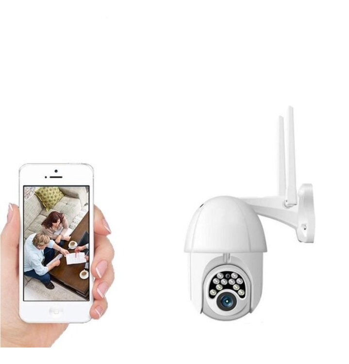 Caméra de sécurité - IP dôme WIFI - étanche - IP66 - extérieur - rotative et inclinable - FULL HD 1080P