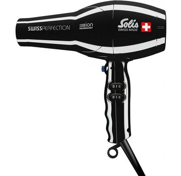 Solis Sèche-cheveux Solis Swiss Perfection 440 - Sèche-cheveux professionnel - Noir