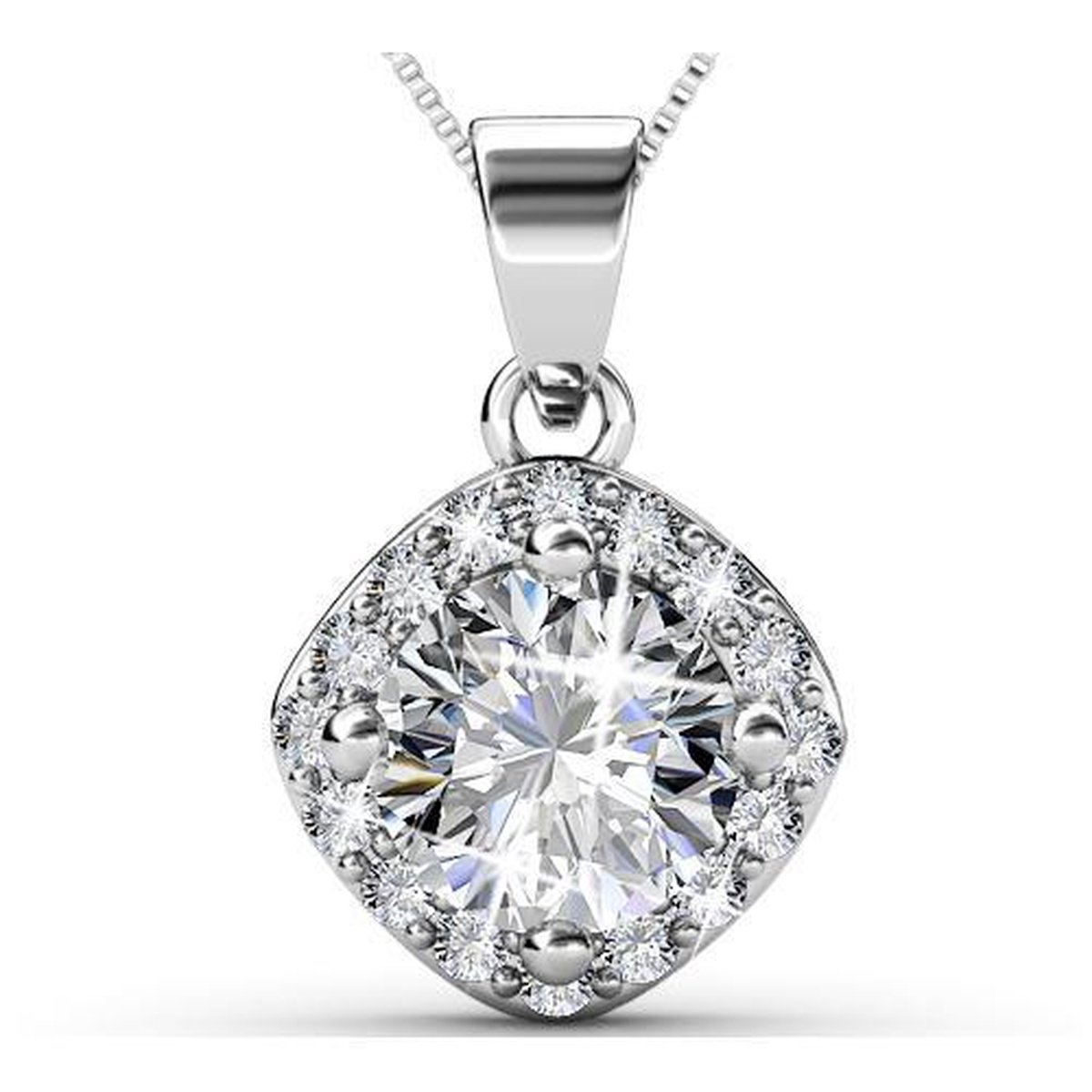 Collier pour femme avec Pendentif - Yolora - Couleur argent