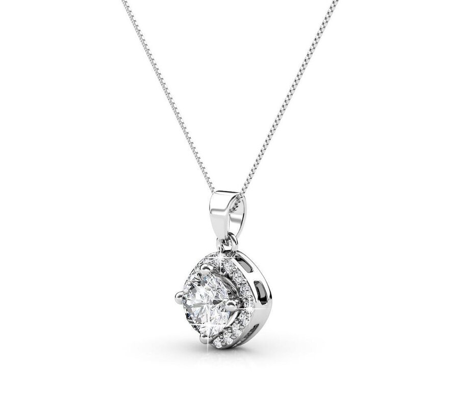 Collier pour femme avec Pendentif - Yolora - Couleur argent