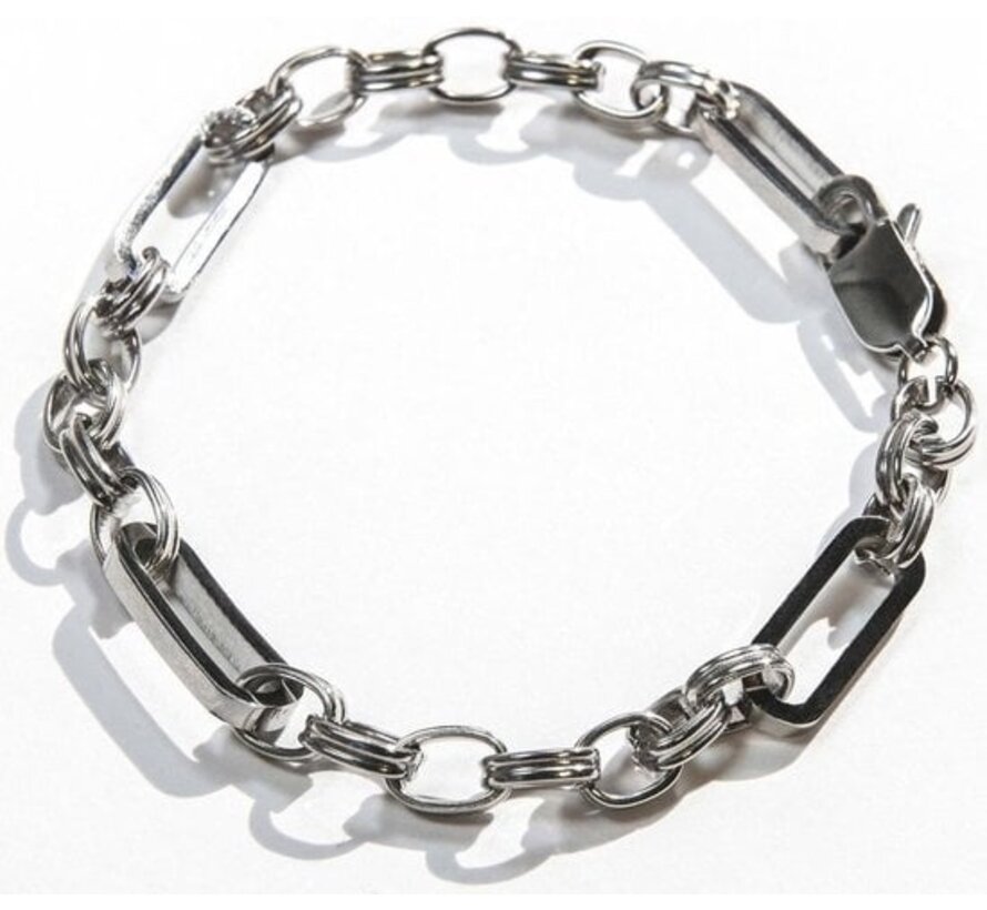 Bracelet à maillons en argent - Laura Ferini - Couleur argent