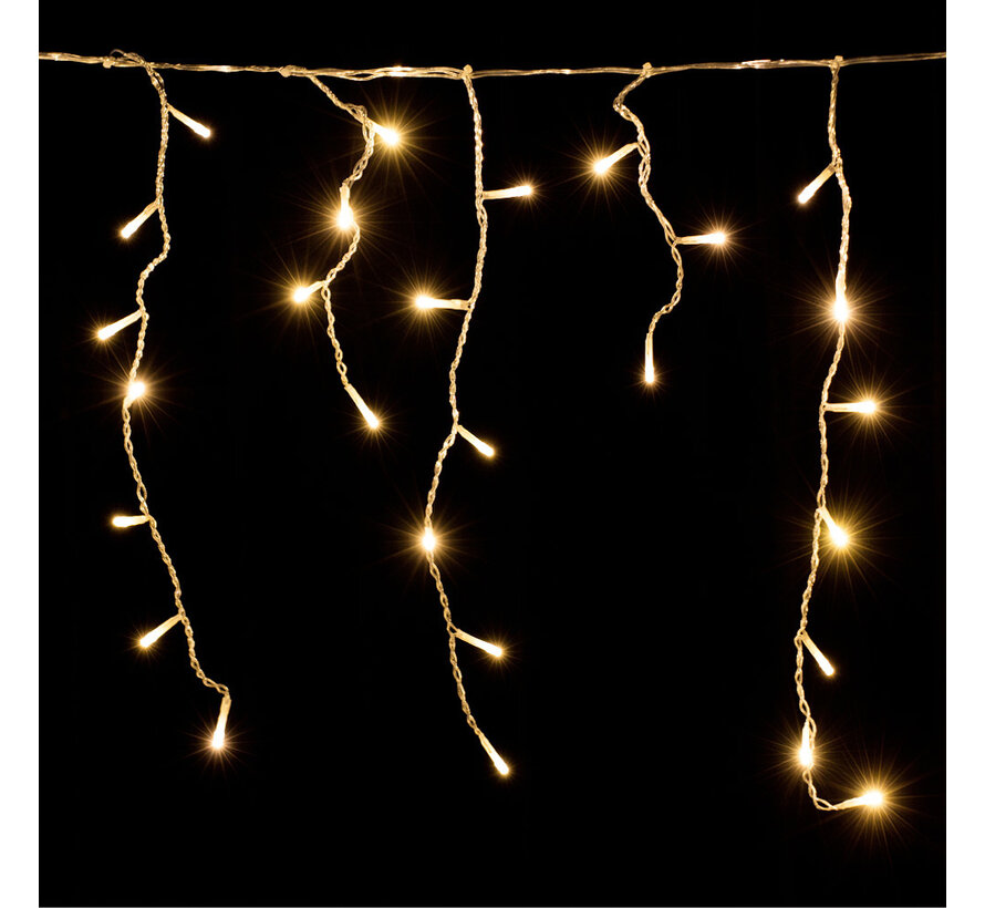 Monzana lumières de Noël - glaçon - Noël 200 LEDs 10m - blanc chaud