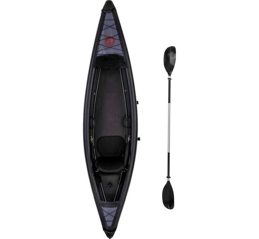 Kayak gonflable avec pagaie - 1 personne - 320x75 cm