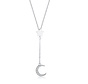 Collier avec pendentif Lune - Yolora Elegance - Argent