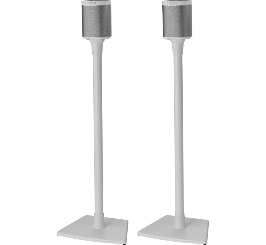 Sanus Floor stand set for Sonos ONE, ONE SL & Play:1&3 - White