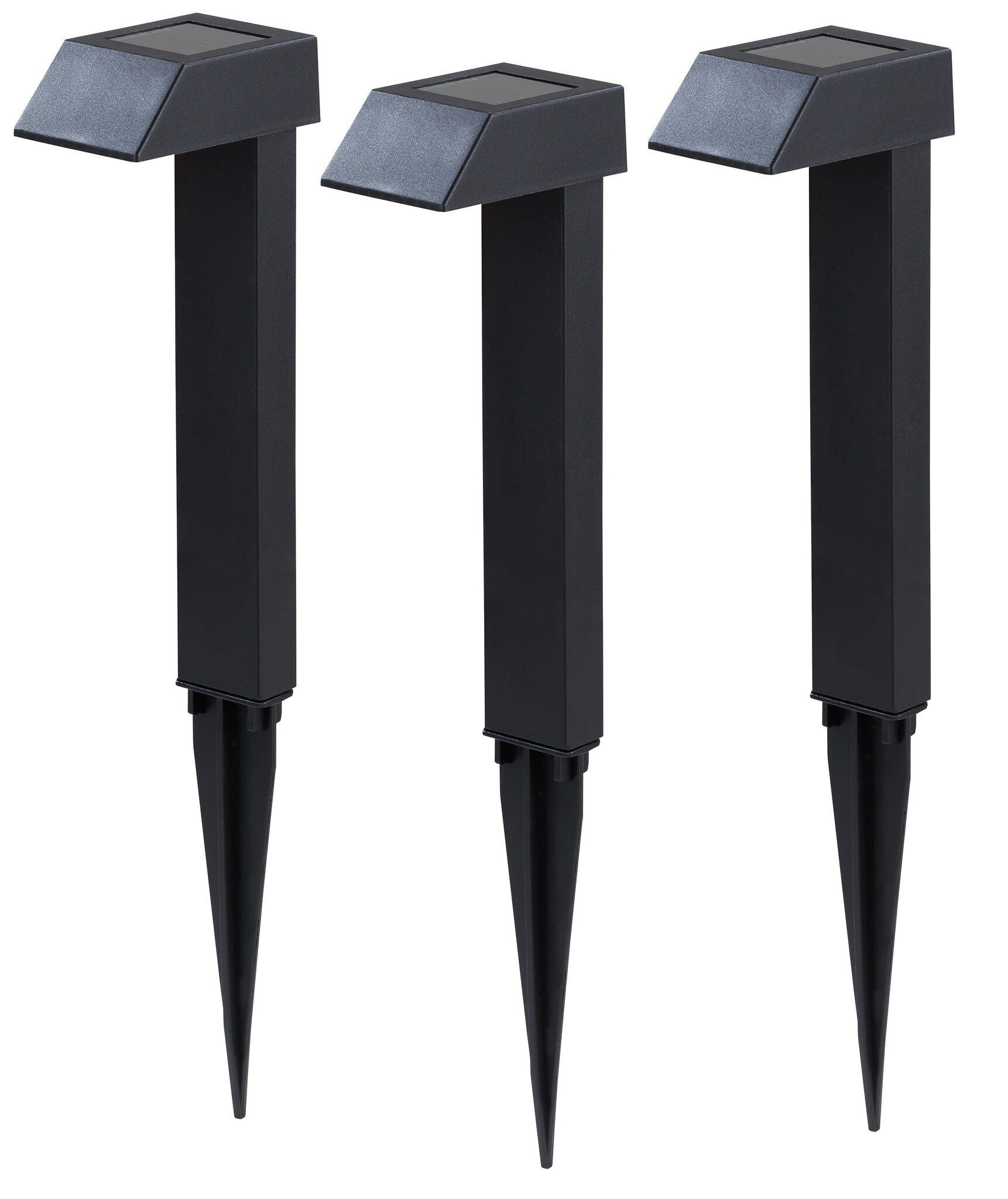 Lampes de chemin solaires, lot de 3