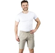 keine Marke Short cargo homme avec cordon élastique sable taille XXL