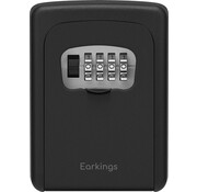 EarKings Key Safe Key Cabinet Includes Wall Mount - Key Safe with Code for Outdoor - Coffre-fort avec serrure à combinaison noir