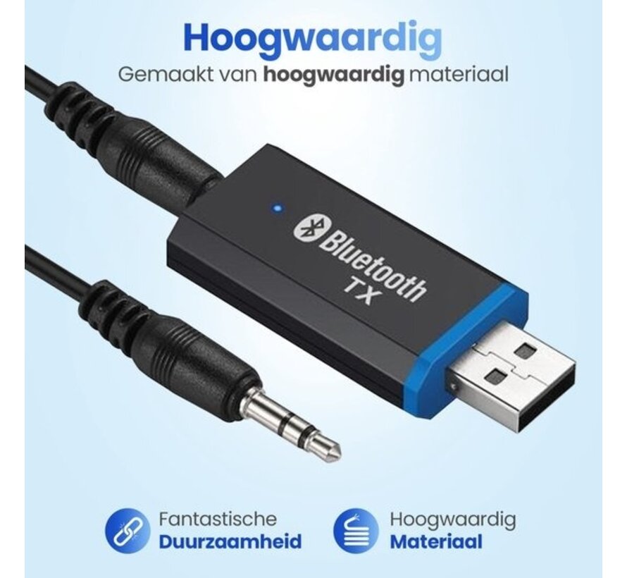 Adaptateur BluetoothGarpex - Transmetteur USB Bluetooth ordinateur portable - Récepteur de données audio -Hifi