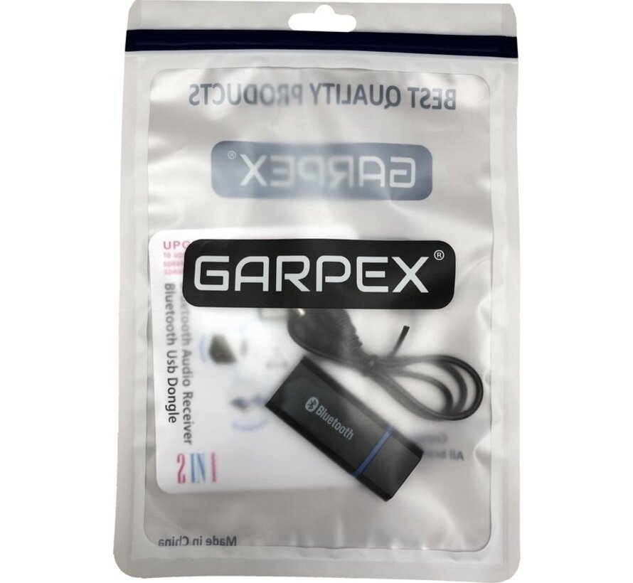 Adaptateur BluetoothGarpex - Transmetteur USB Bluetooth ordinateur portable - Récepteur de données audio -Hifi