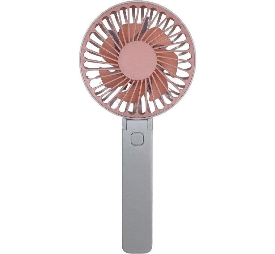Mini ventilateur - Ventilateur de table - Petit ventilateur - Ventilateur portable - Ventilateur à main - Ventilateur de table - Ventilateur de bureau - Rose