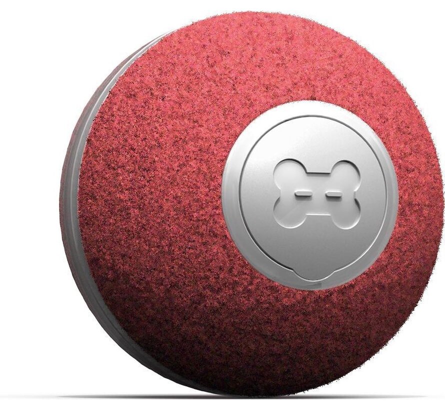 Cheerble mini ball 2.0 - Balle interactive intelligente à roulement automatique pour chats - 3 modes de jeu - jouets pour chats - rechargeable par USB - Rouge