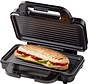 Tomado TGP2001S - Fer à sandwich XXL - Gril à panini - Appareil à griller - Revêtement antiadhésif - 900 watts - Noir/inox