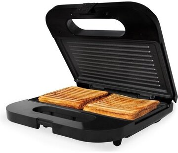 Tomado Appareil à croque monsieur - Tomado TGS2001S - 750 watts - 22,5 x 13 cm - Noir/RVS