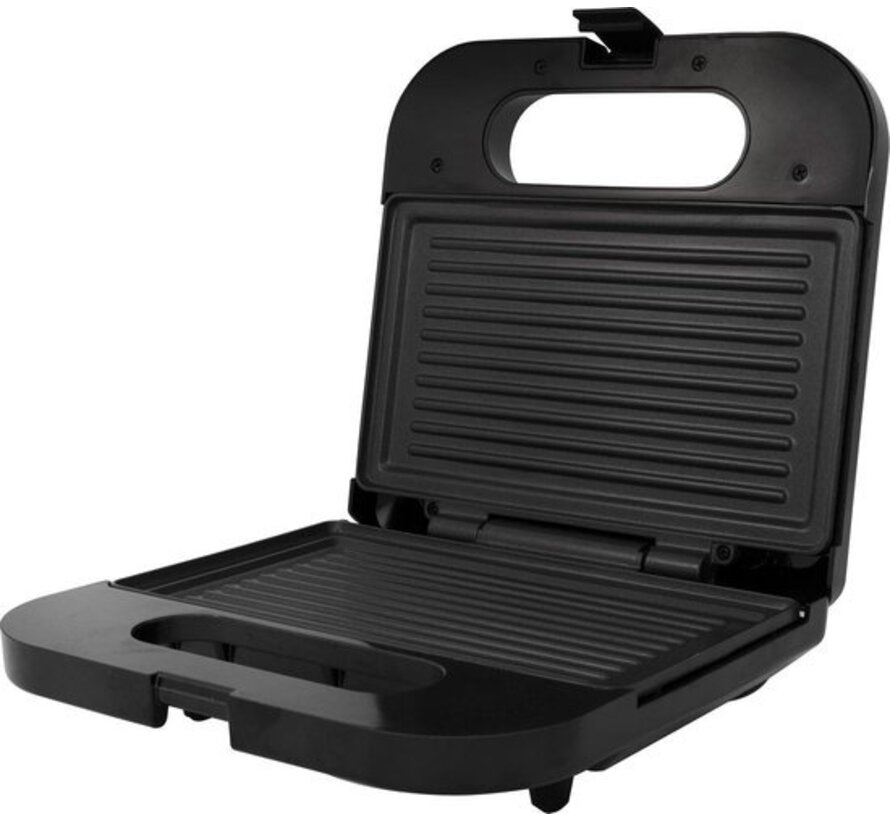 Appareil à croque monsieur - Tomado TGS2001S - 750 watts - 22,5 x 13 cm - Noir/RVS