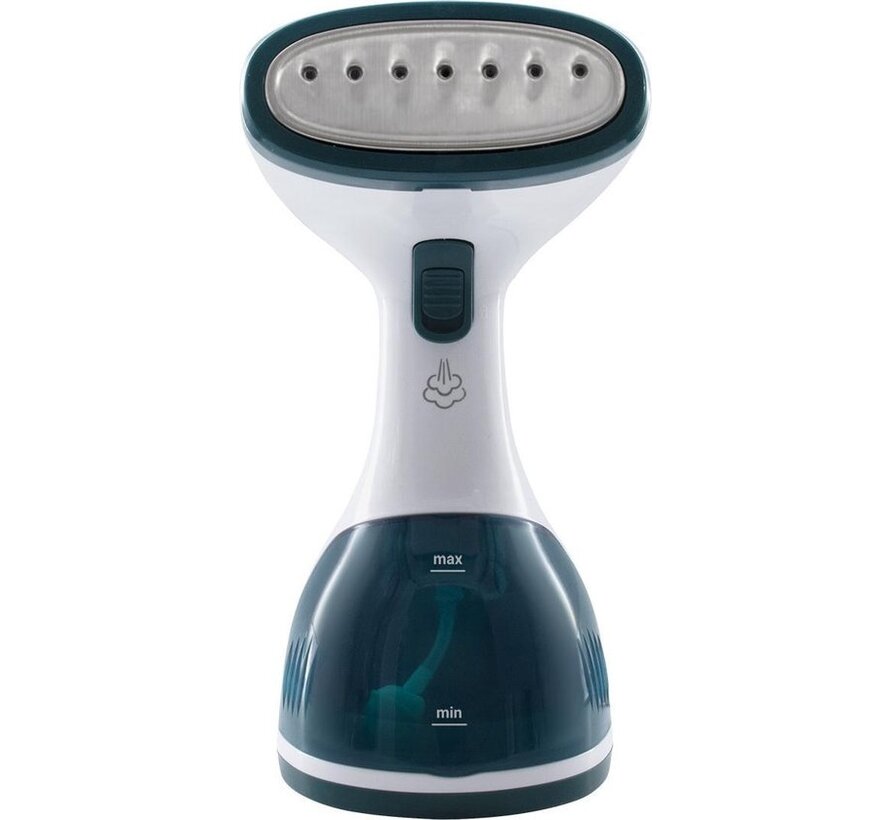 Défroisseur Vapeur Tomado TSH1201W - linge - Nettoyeur vapeur Portable - 2 brosses incluses - Blanc/turquoise