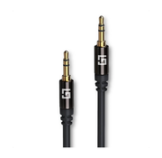 LifeGoods LifeGoods AUX Cable - Câble audio 1M - 3.5mm - Mâle à Mâle - Noir