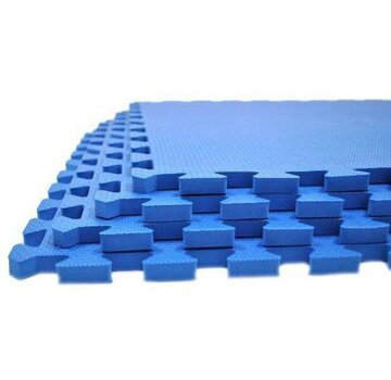 Free And Easy Lot de 9 dalles de sol - Free And Easy - Carreaux de piscine de 9 pièces - 2,25m² - 50 x 50 x 0,4 cm - Bleu