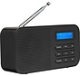Radio Denver FM DAB+ - Radio de cuisine - Radio portable - Fonctionne sur batterie ou sur secteur - Ecran LCD - DAB42 - Noir