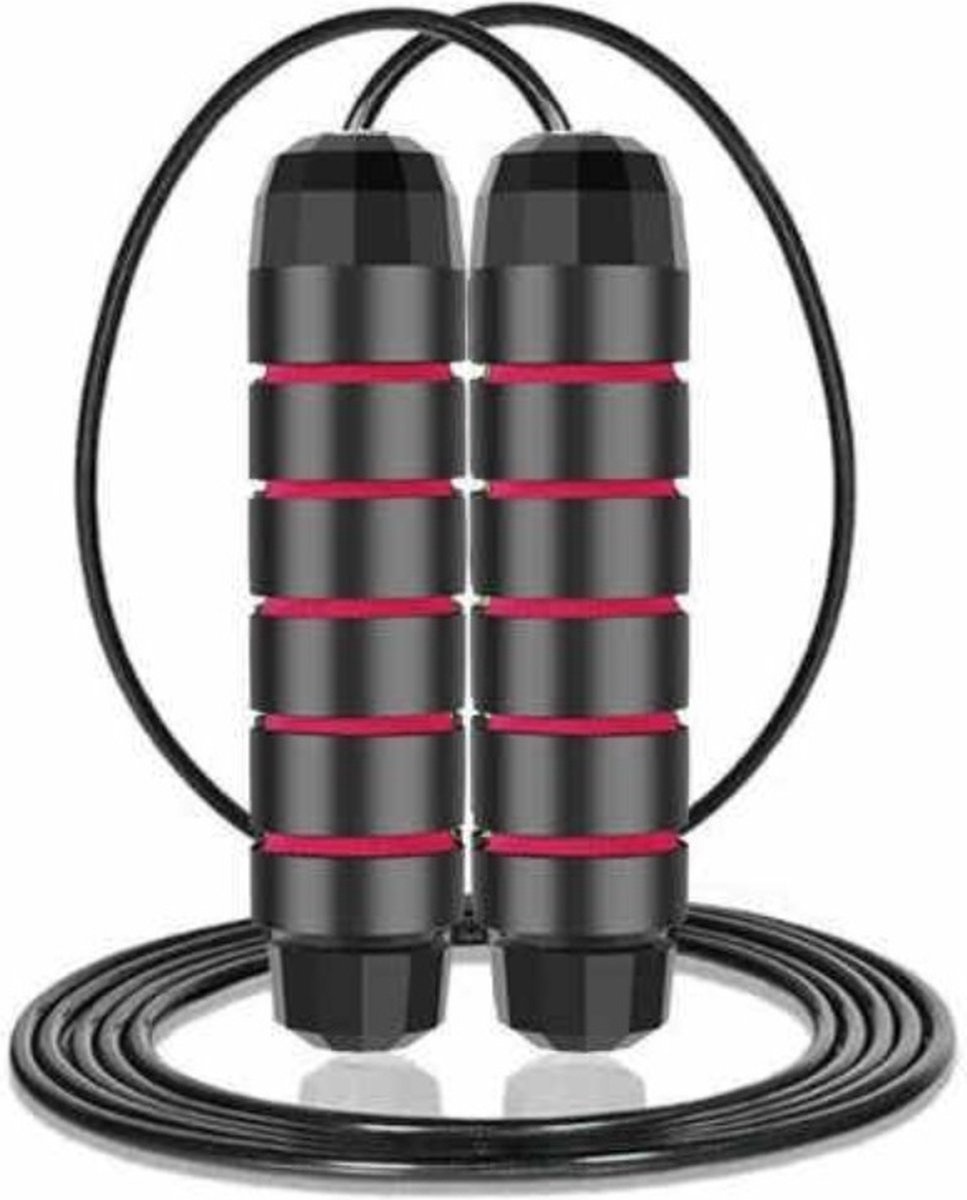 Corde à sauter professionnelle avec poids supplémentaire - Ajustable - Lestée - Rouge - Adulte et enfant - Speedrope Conditionnement & Musculation - Exercices à domicile & Articles de fitness en plein air