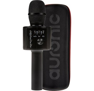 Auronic Auronic Karaoke Microphone - Pour enfants et adultes - Bluetooth - Sans fil - avec haut-parleur - Noir