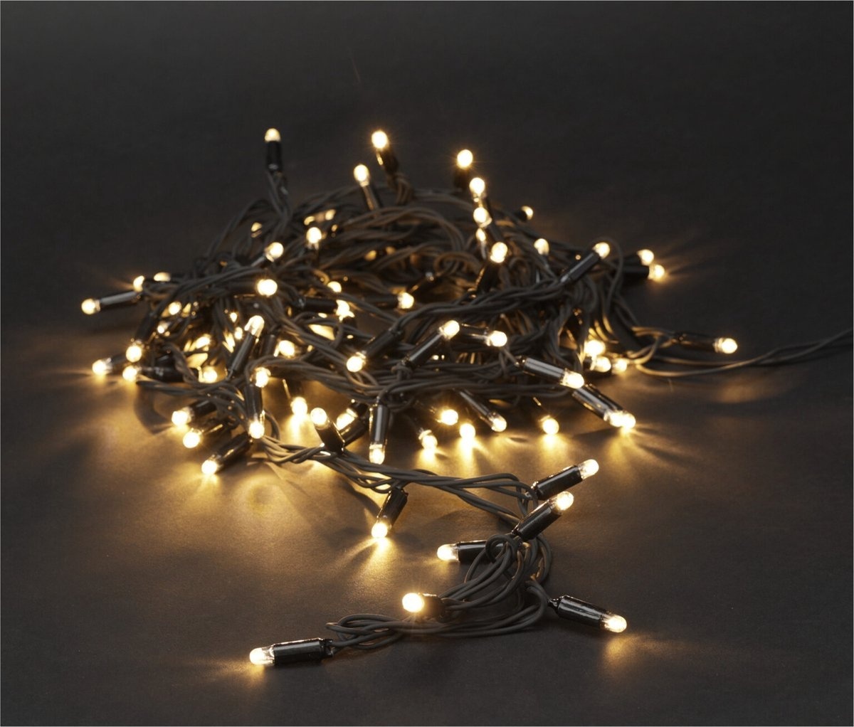 Lumières de Noël 100 Led - Blanc chaud