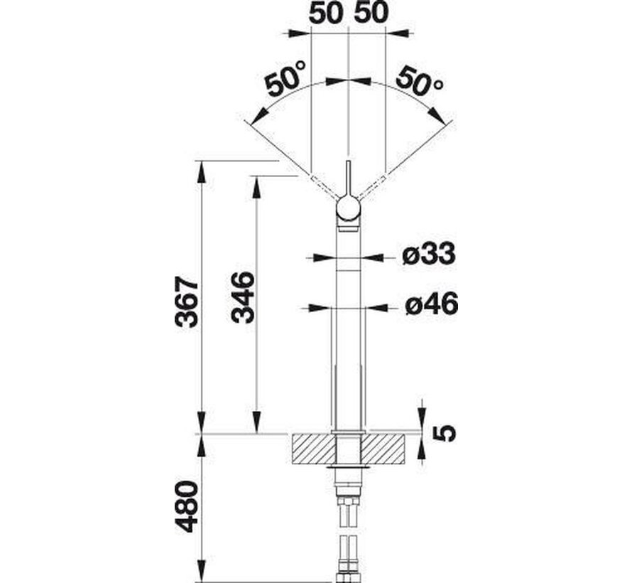 Robinet de cuisine Blanco 518435